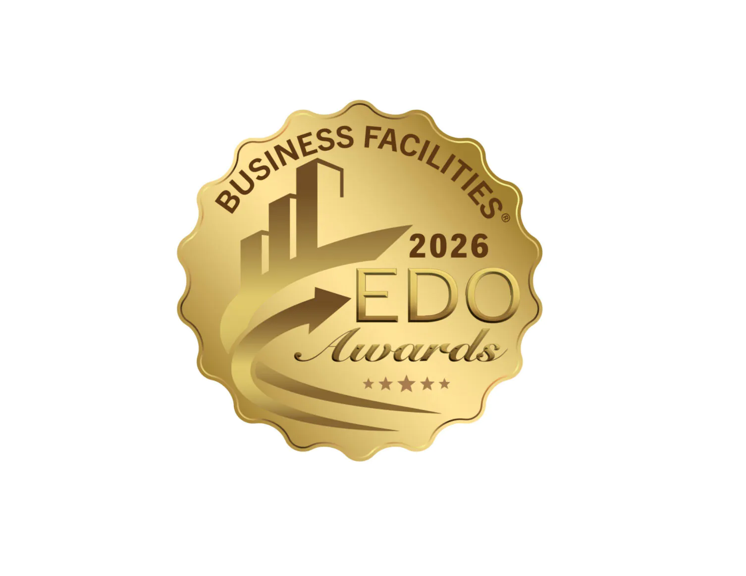 Business Facilities 2026 EDO Awards badge